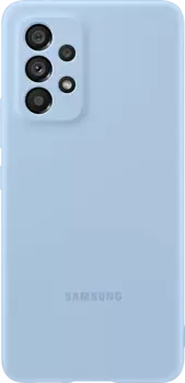 Чехол Samsung Silicone Cover Galaxy A53 5G Голубой