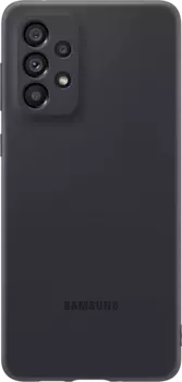 Чехол Samsung Silicone Cover Galaxy A73 Черный