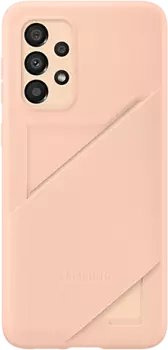 Чехол Samsung Soft Clear Cover A33 персиковый