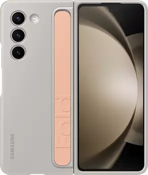 Чехол Samsung Standing Case с ремешком Z Fold5 песочный