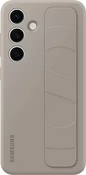 Чехол Samsung Standing Grip Case S24 серо-коричневый