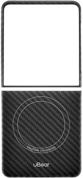 Чехол uBear Supreme Case для Galaxy Z Flip7, кевлар черный