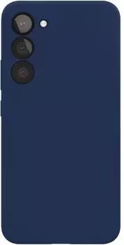 Чехол VLP для Galaxy S24+, силикон темно-синий