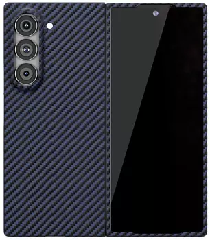 Чехол VLP Kevlar Case MagSafe для Z Fold6 темно-синий