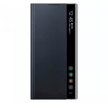 Clear View Cover для Galaxy Note10 черный