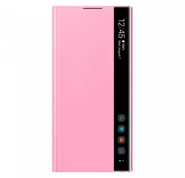 Clear View Cover для Galaxy Note10 розовый