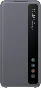 Clear View Cover для Galaxy S20 серый