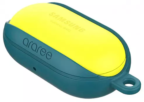 для Galaxy Buds | Buds+, силикон зеленовато-синий