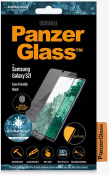 Защитное стекло PanzerGlass для Galaxy S21 черный