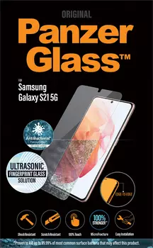 Защитное стекло PanzerGlass для Galaxy S21 черный