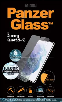Защитное стекло PanzerGlass для Galaxy S21+ черный