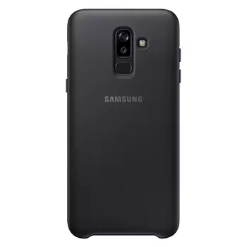 Чехол Samsung Dual Layer Cover Galaxy J8 2018 черный