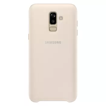 Чехол Samsung Dual Layer Cover Galaxy J8 2018 золотой