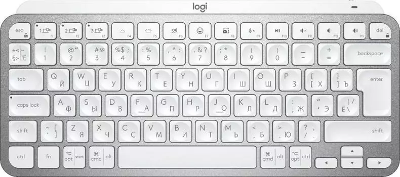 Клавиатура Logitech MX Keys Mini Pale серый