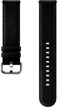 Leather Band для Galaxy Watch3(41мм) | Watch(42мм) | Watch Active 2 | Watch Active черный