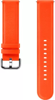 Leather Band для Galaxy Watch3(41мм) | Watch(42мм) | Watch Active 2 | Watch Active оранжевый