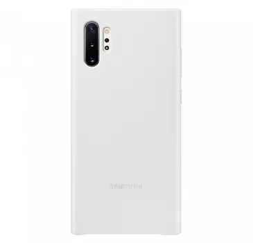 Leather Cover для Galaxy Note10+ белый