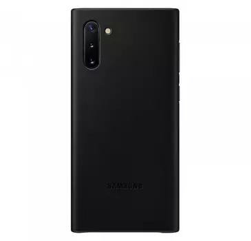 Leather Cover для Galaxy Note10 черный