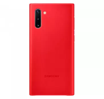 Leather Cover для Galaxy Note10 красный