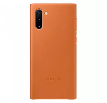 Leather Cover для Galaxy Note10 песочно-бежевый