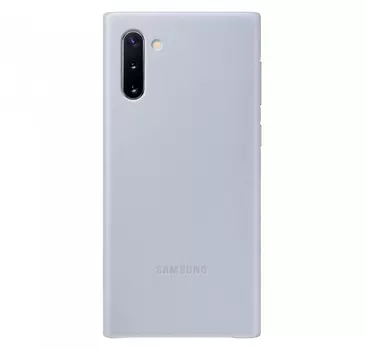 Leather Cover для Galaxy Note10 серый
