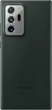 Leather Cover для Galaxy Note20 Ultra зеленый