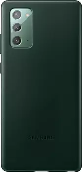 Leather Cover для Galaxy Note20 зеленый