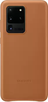 Leather Cover для Galaxy S20 Ultra коричневый