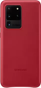 Leather Cover для Galaxy S20 Ultra красный