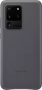 Leather Cover для Galaxy S20 Ultra серый