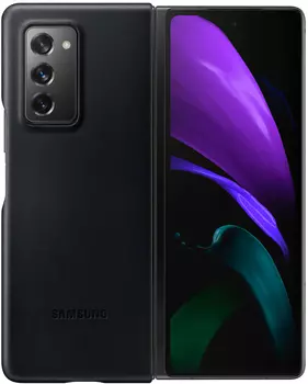 Leather Cover для Galaxy Z Fold2 черный