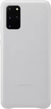 Leather Cover Galaxy S20+ серебристый