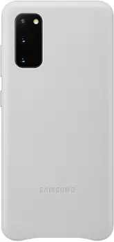 Leather Cover Galaxy S20 серебристый