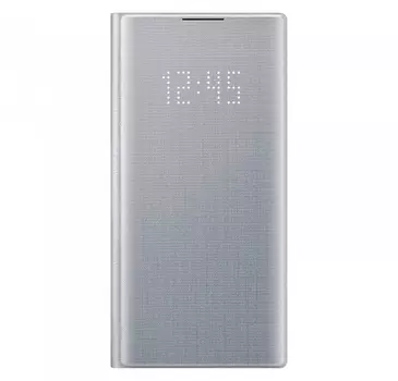 LED View Cover для Galaxy Note10 серебристый
