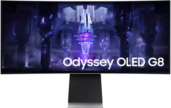 Монитор Samsung 34" Odyssey OLED G8 серебристый