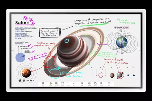 Монитор Samsung Flip Pro WM55B светло-серый