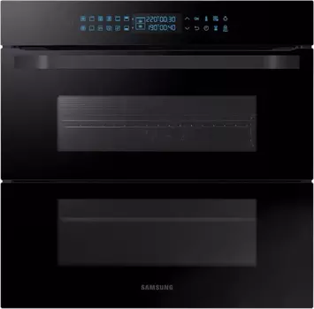 Духовой шкаф Samsung NV75N7646RB/WT c Dual Cook Flex, 75 л черный
