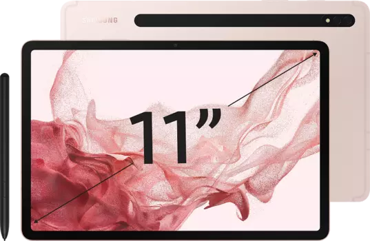 Планшет Samsung Galaxy Tab S8 Wi-Fi 128 ГБ розовое золото (SM-X700NIDACAU)