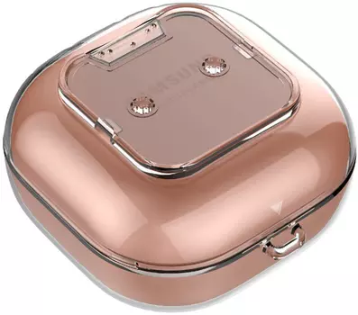 Player Cover для Galaxy Buds2 | Buds Pro | Live c декором прозрачный