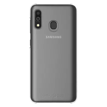 Premium Hard Case для Galaxy A30 серебристый