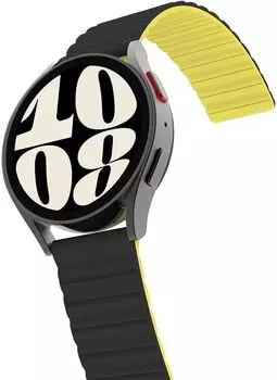 Ремешок Araree Link Strap Black для Galaxy Watch 20 мм, силикон желтый