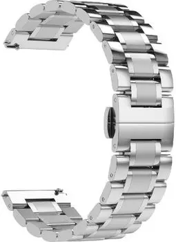 Ремешок LYAMBDA Cetus для часов 20 мм серебристый