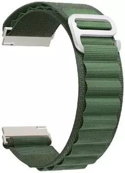 Ремешок LYAMBDA Navi для часов 20 мм зеленый