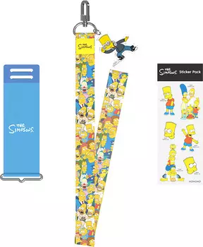 Ремешок Samsung The Simpsons™ Silicone with Strap голубой