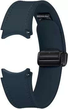 Ремешок Samsung Galaxy Watch6 D-Buckle Hybrid Eco-Leather Band (M/L) темно-синий