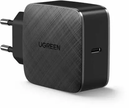 Сетевое зарядное устройство UGREEN USB-C, PD, GaN, 65 Вт черный