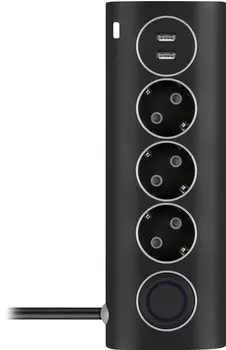 Сетевой фильтр Rombica NEO WC3U черный