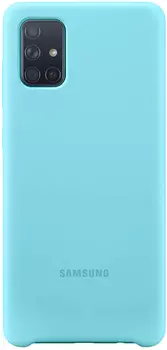 Silicone Cover A71 голубой