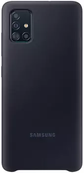 Silicone Cover для Galaxy A51 черный