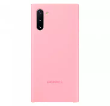 Silicone Cover для Galaxy Note10 розовый
